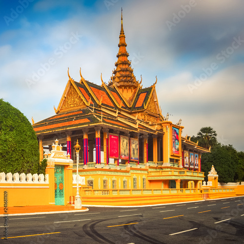 Royal palace in Phnom Penh, Cambodia