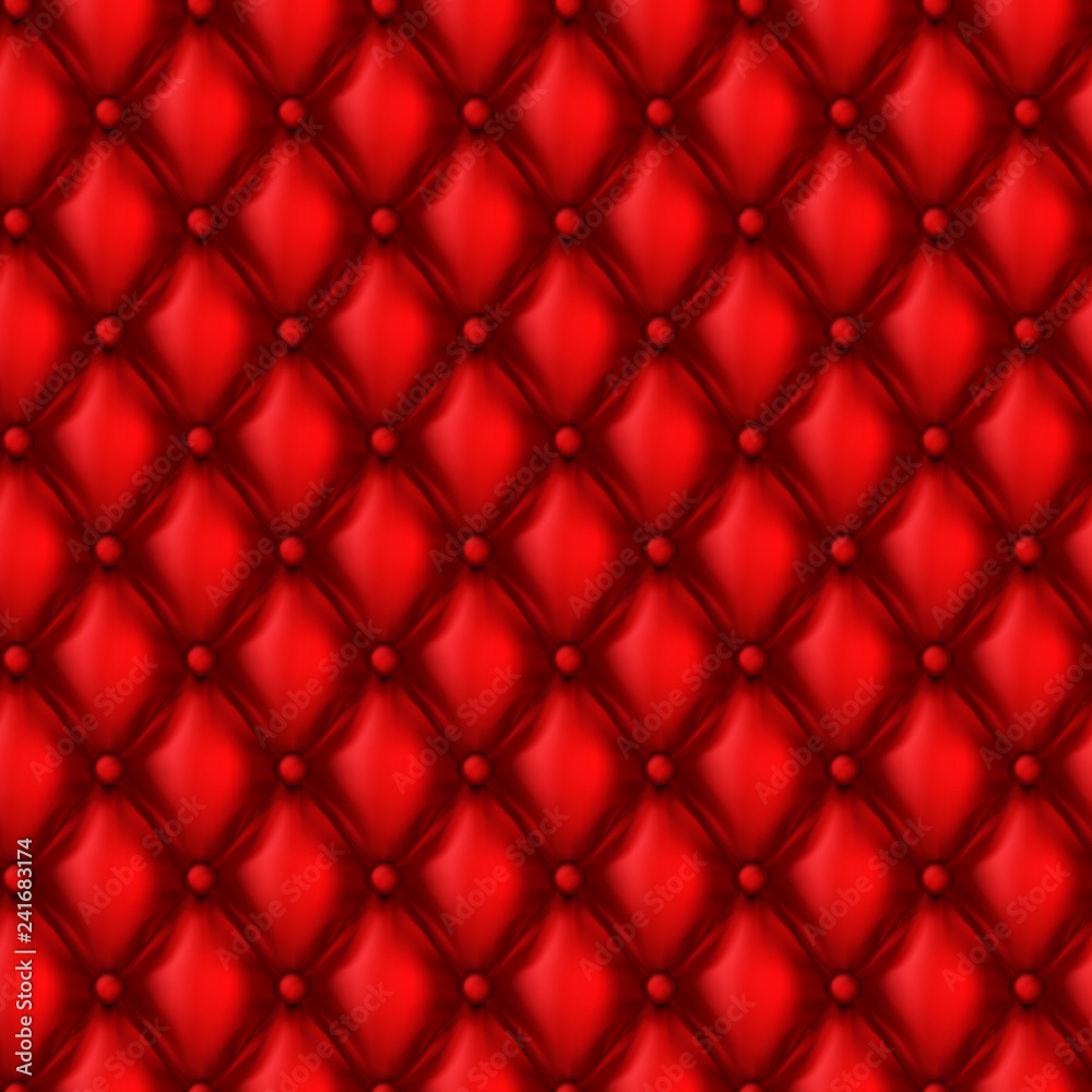 Vector 3d realistic upholstery seamless pattern, abstract geometric