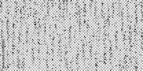 Scattered dense balck dots. Dark points dispersion
