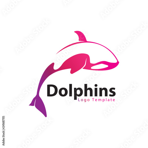 rainbow dolphins logo