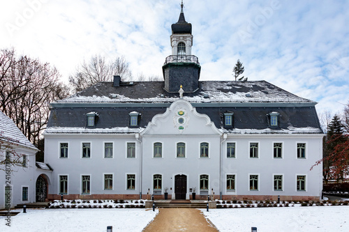 Castle Rabenstein of Chemnitz in winter photo