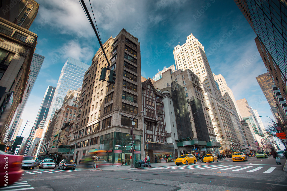 Obraz premium New York City Manhattan Skyline, U.S.A.