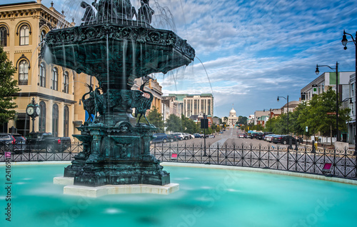 Court Square Fountain - Artesian Basin in Montgomery, Alabama
