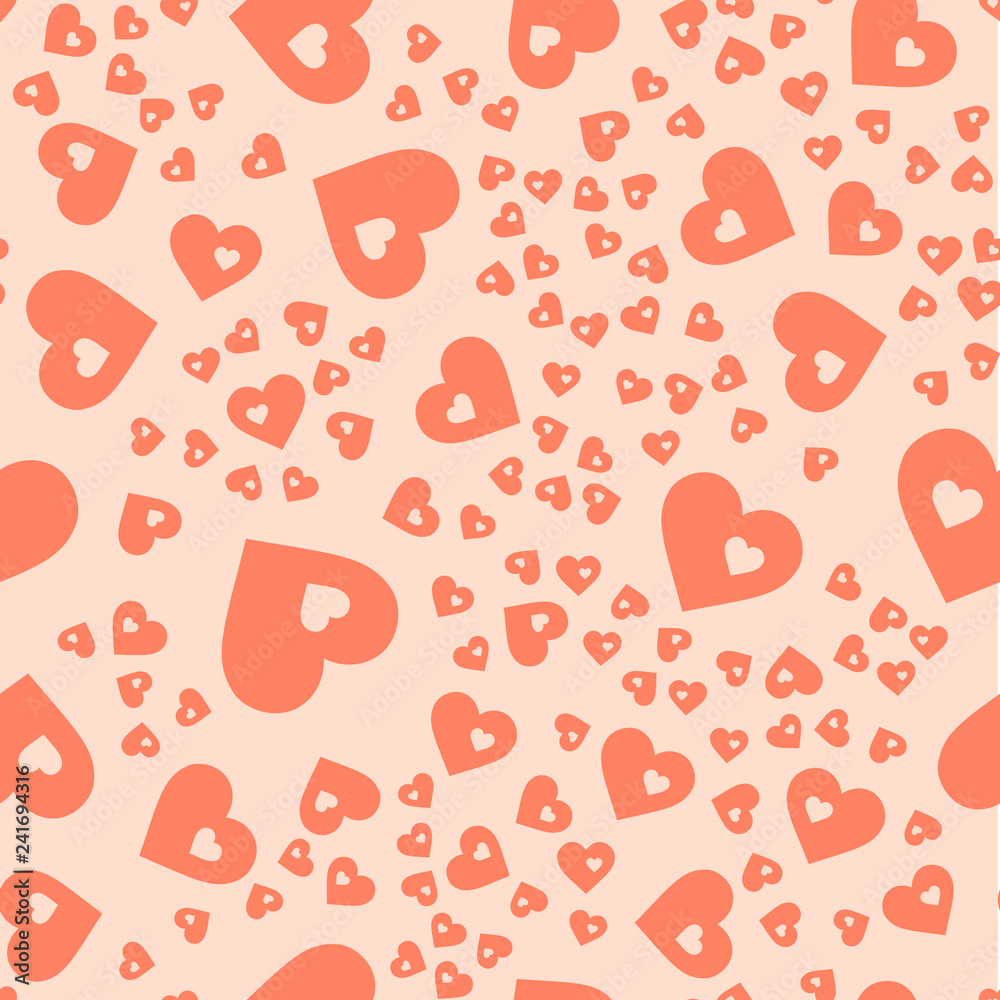 Abstract seamless repeating texture. Valentine and hearts background Abstract seamless repeating texture. Valentine and hearts background