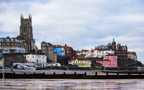 Cromer town from the beach