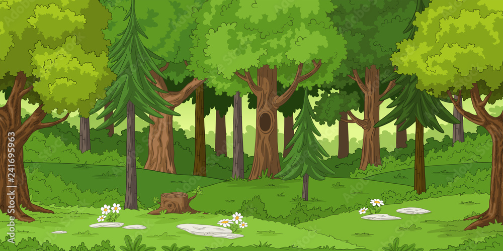 ArtStation  Forest Animation Background