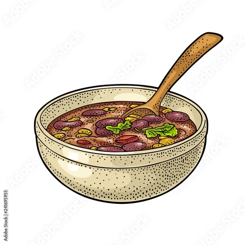 Quesadilla - mexican traditional food. Vector vintage engraving