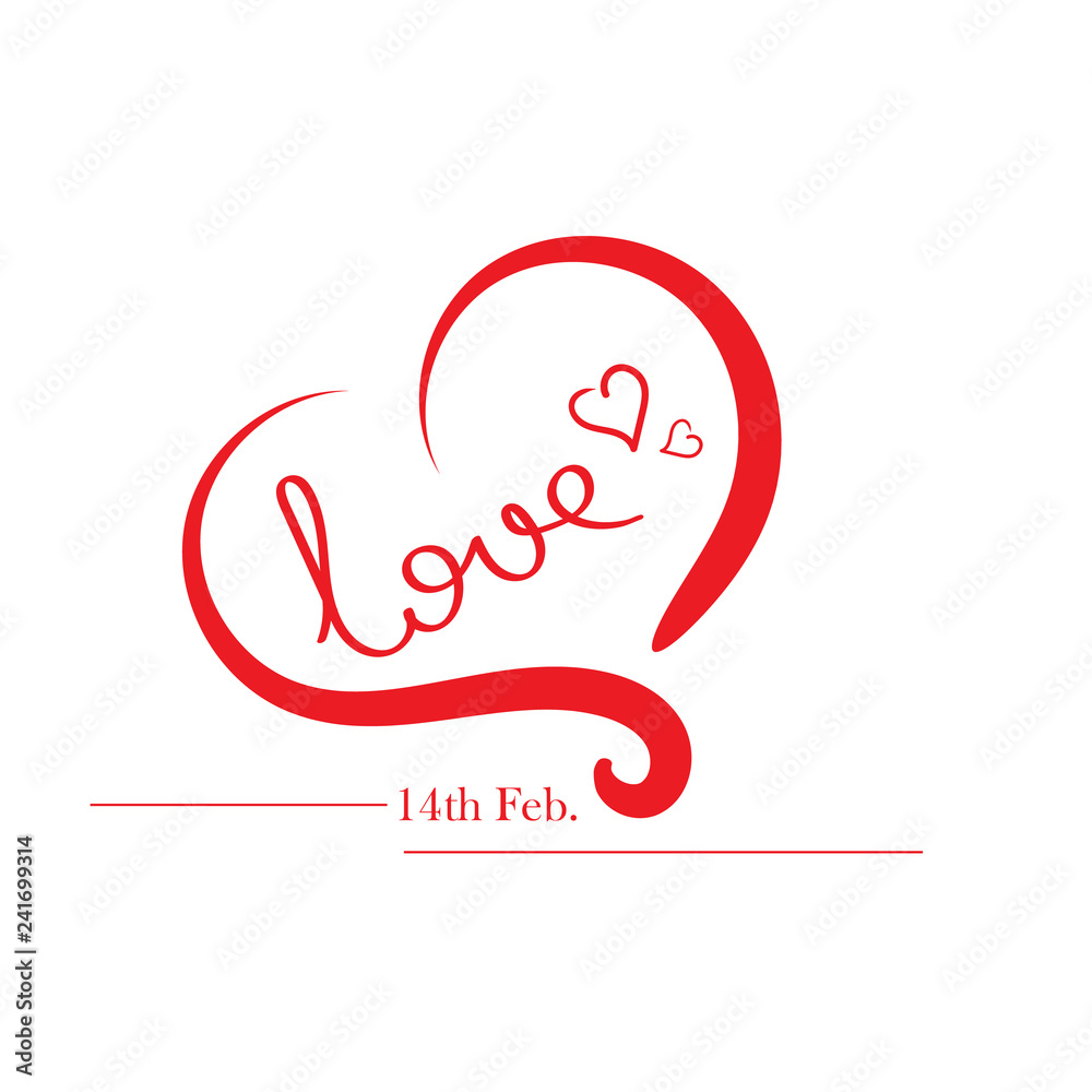 Heart, Symbol of Love and Valentine's Day. Vector illustration. Heart, Symbol of Love and Valentine's Day. Vector illustration.