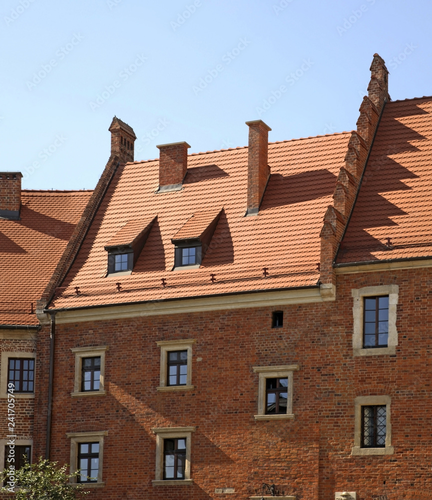 View of Wawel castle. Krakow. Poland