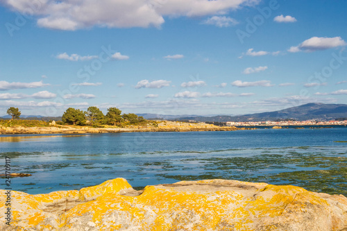 Coastline of Carreiron natural park photo