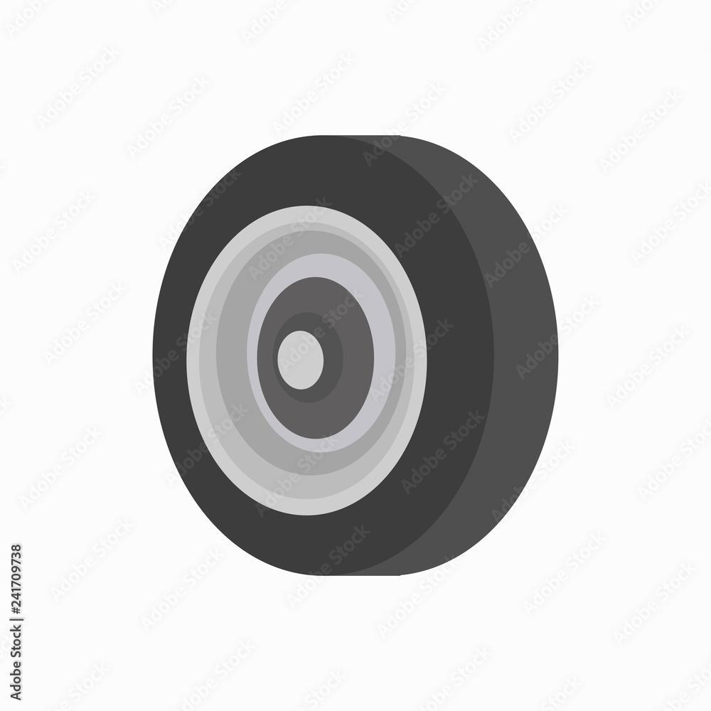 Car wheel. Car wheel logo. White background. Vector illustration. EPS 10. Car wheel. Car wheel logo. White background. Vector illustration. EPS 10.