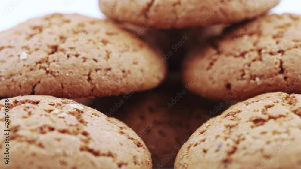 Stack of oatmeal cookies Stack of oatmeal cookies