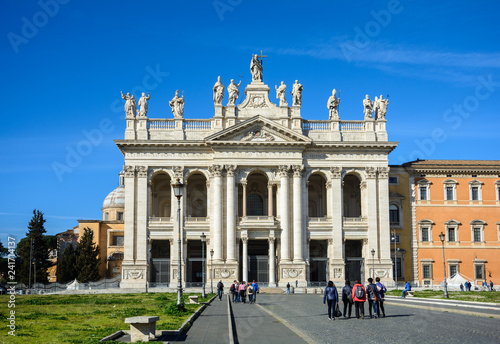 Cathedral of St. John the Baptist at the Lateran Hill in Rome