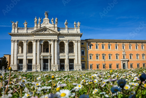 Cathedral of St. John the Baptist at the Lateran Hill in Rome