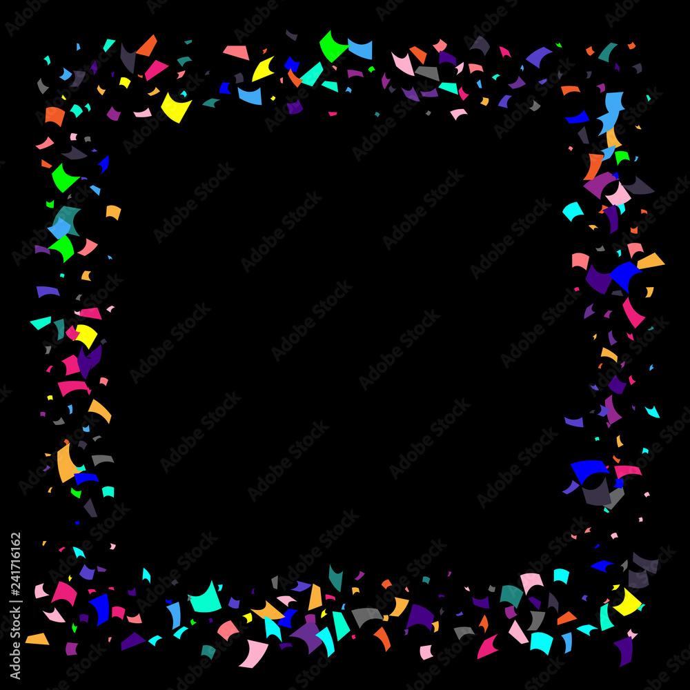 Colorful confetti on white background. Colorful confetti on white background.