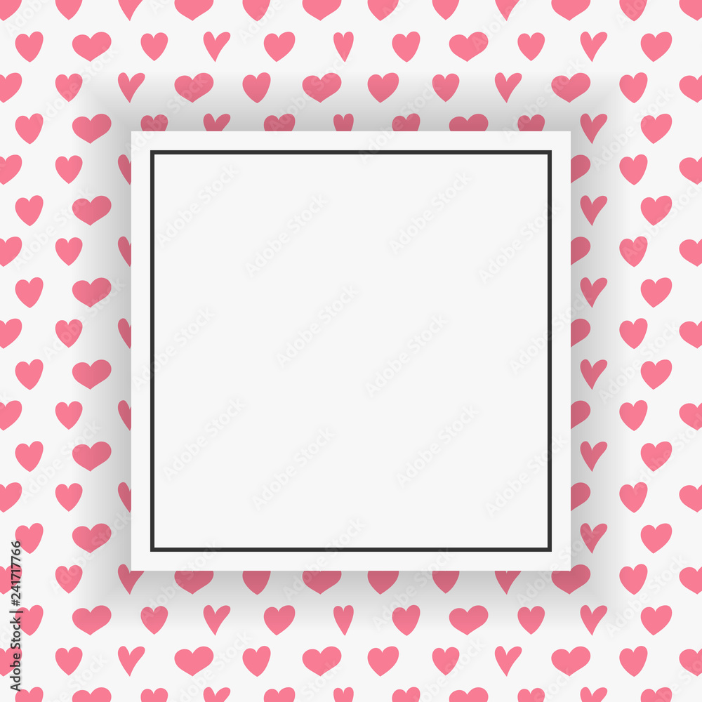 Beautiful background with cute hearts. Mother's Day, Women's Day and Valentine's Day. Vector Beautiful background with cute hearts. Mother's Day, Women's Day and Valentine's Day. Vector