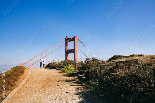 Canvastavla Golden Gate from Battery Spencer