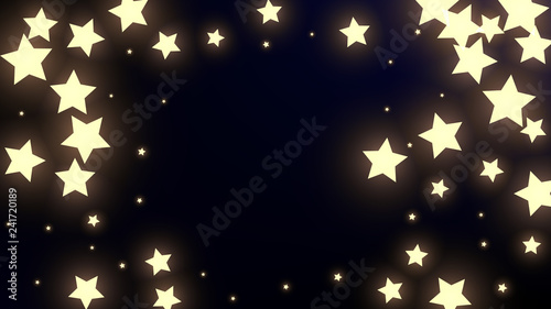 Constellation Map. Astronomical Print. Night Galaxy Pattern. Beautiful Cosmic Sky with Many Stars. Vector Constellation Map Background.