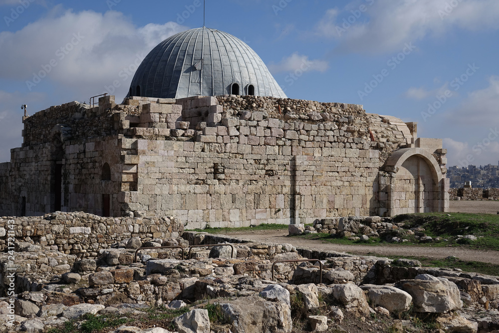 Jordan. The old Mosque of the Citadel of Amman