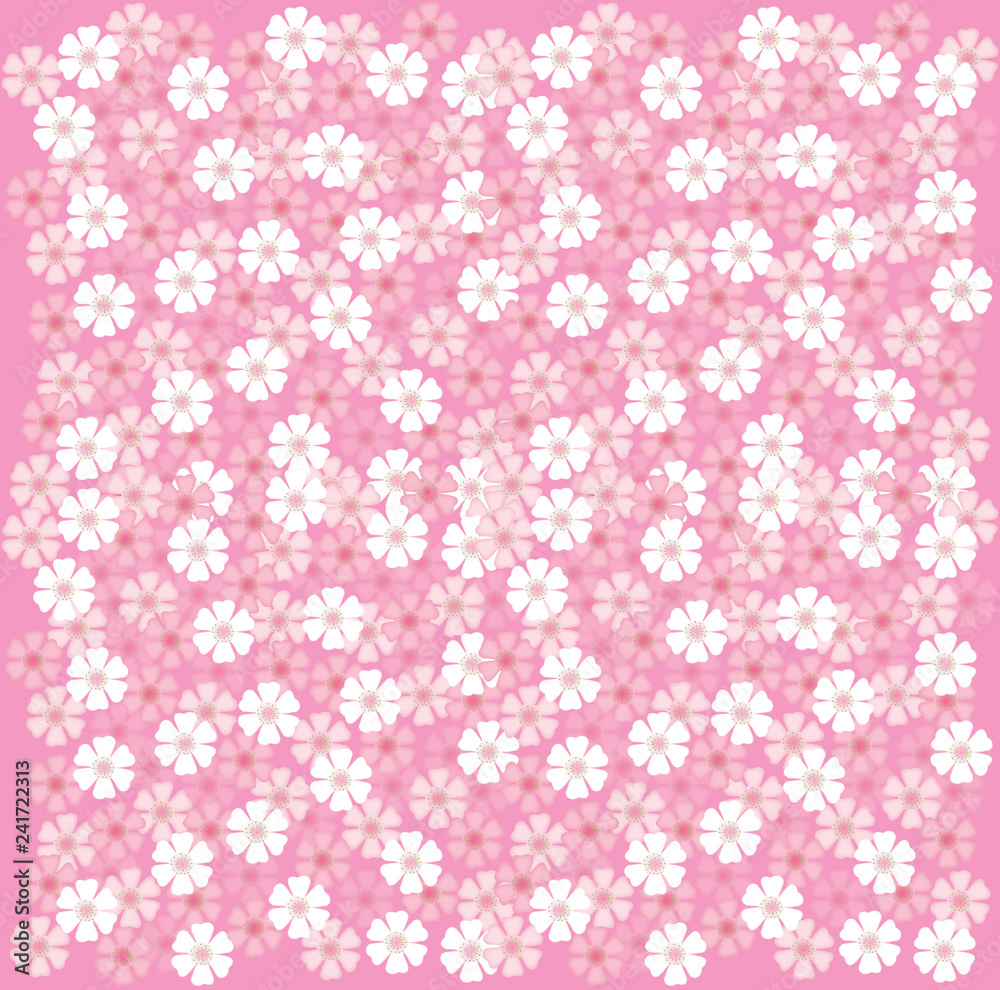 Floral pattern for wallpaper and background