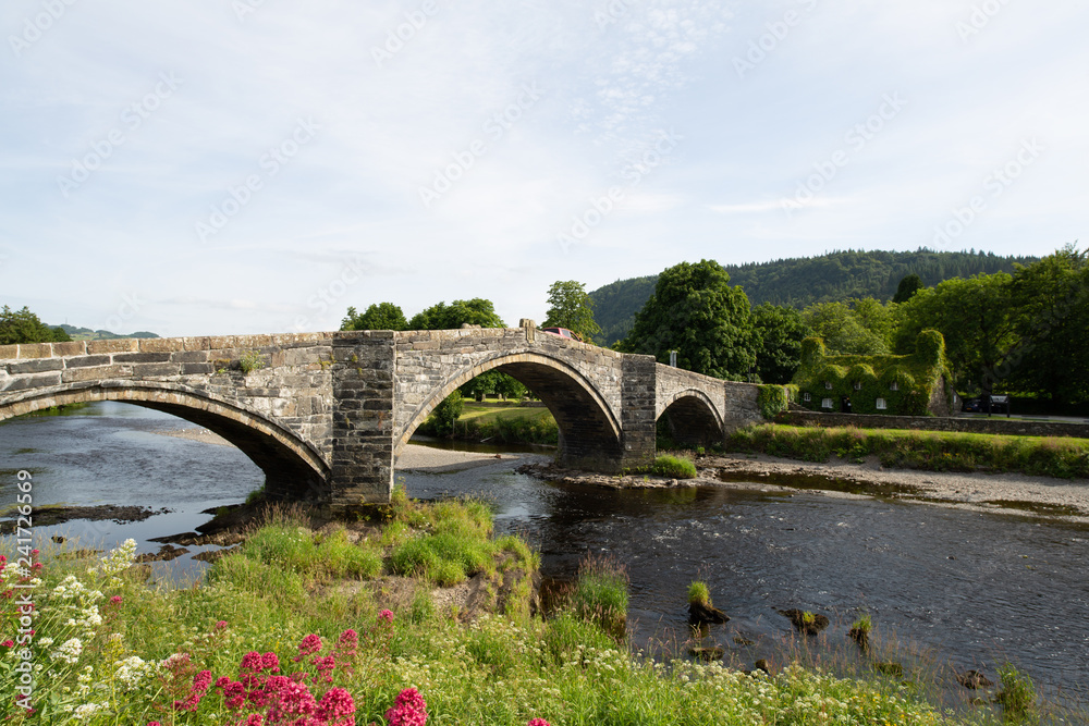 Fototapeta premium Inigo Jones Bridge, Llanrwst, Wales