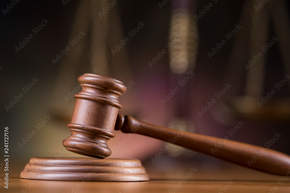 Gavel,Law theme, mallet of judge concept