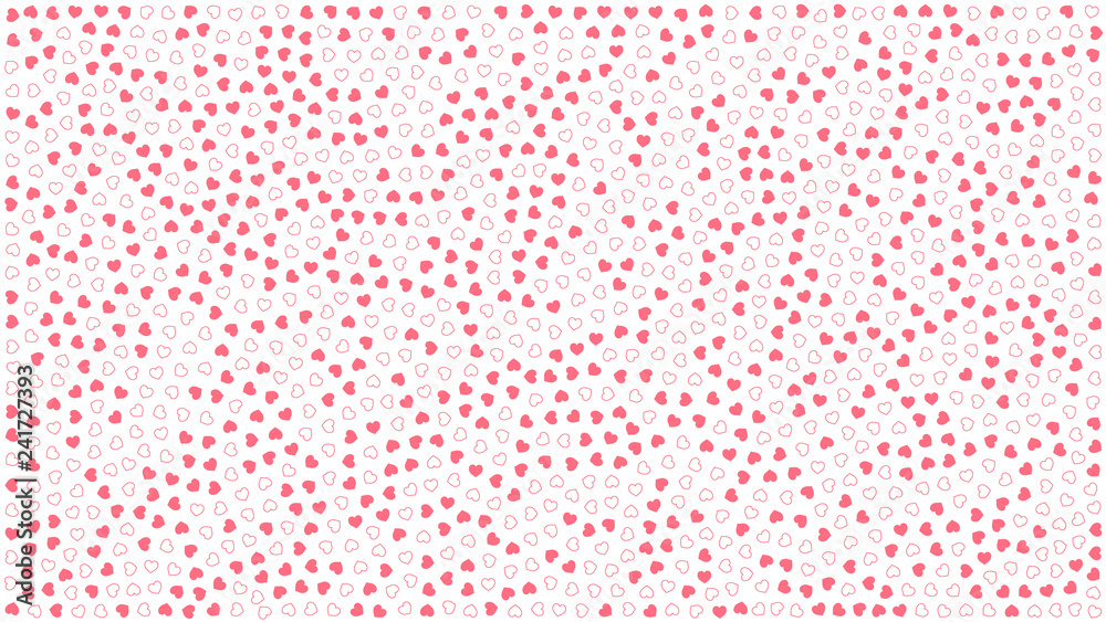 Cute hearts. Background with small hearts. Pattern with small soft pink hearts on white background. Template for greeting card Happy Valentines day, textile design, love concept. Vector illustration. Cute hearts. Background with small hearts. Pattern with small soft pink hearts on white background. Template for greeting card Happy Valentines day, textile design, love concept. Vector illustration.