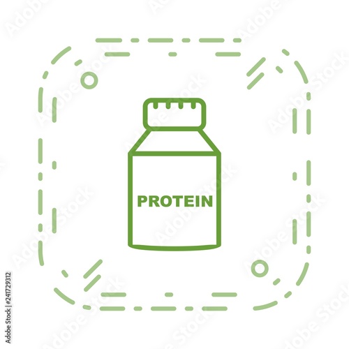 Vector Protein Icon