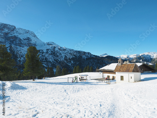 Plätzwiese in den Dolomiten - Südtirol