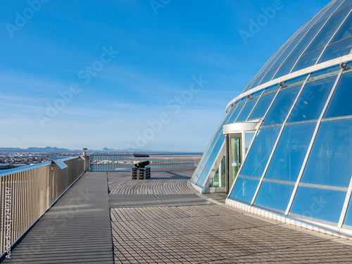 Observatory deck of Perlan, Reykjavik, Iceland photo