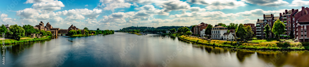 Panorama of Maastricht skyline