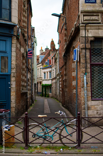Ghent Belgium Lonely Blue Bike
