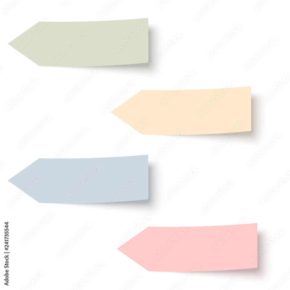 sticky papers collection arrows sticky papers collection arrows