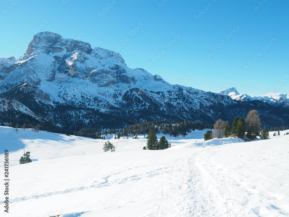 Winterwanderung auf den Strudelkopf in den Dolomiten