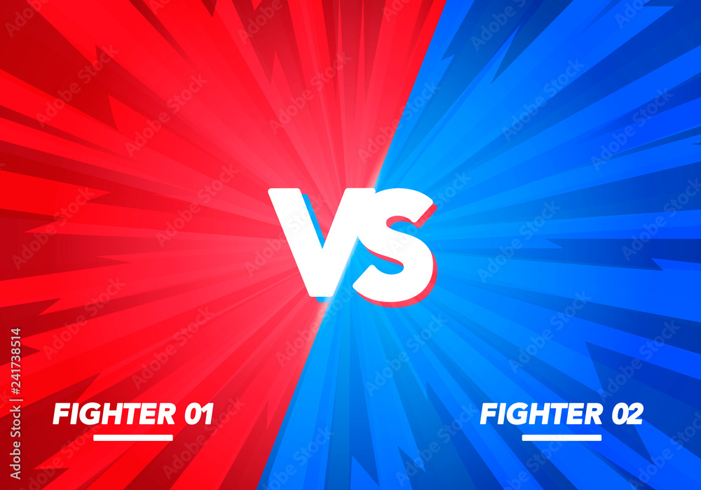 Premium Vector  Versus vs fight battle screen background