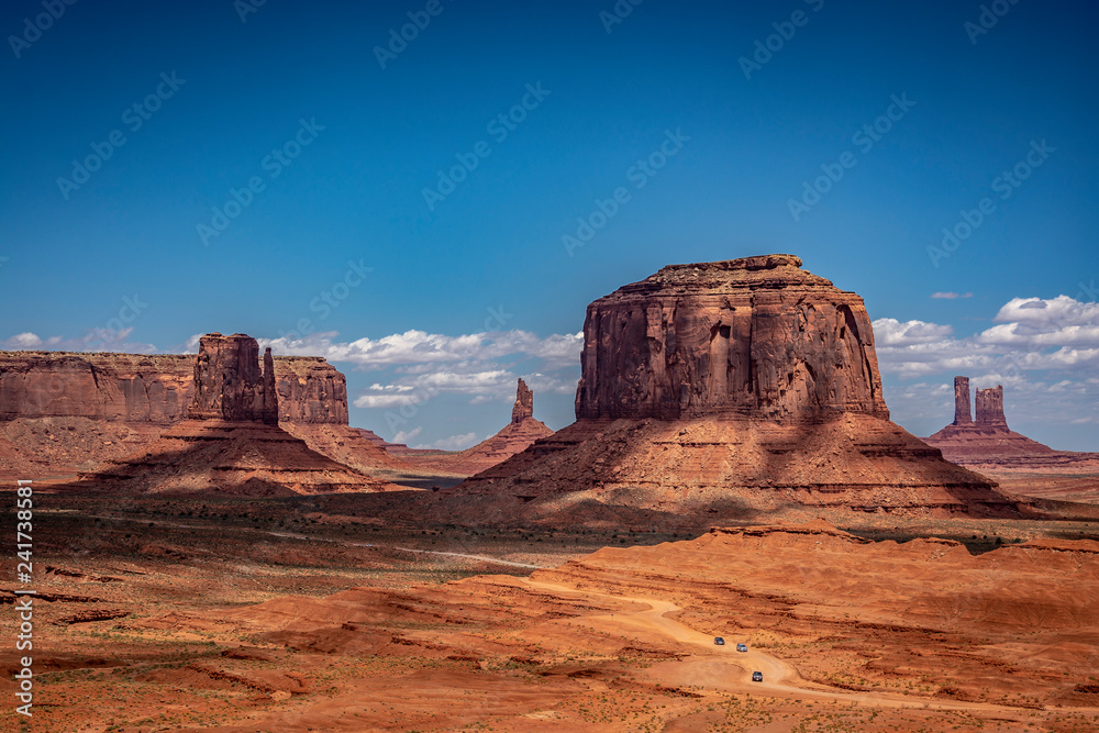 Monument Valley and shadows