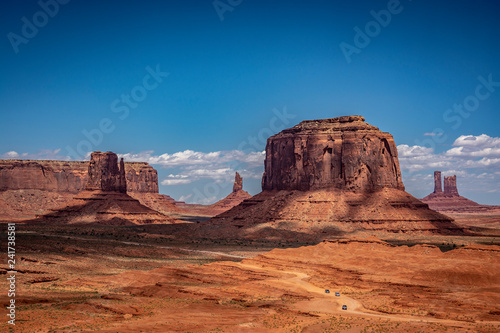 Monument Valley and shadows