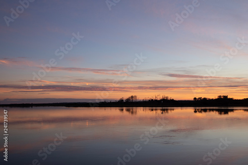 Reflection on the sea 