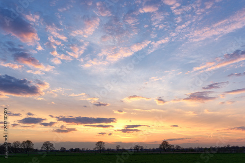 Sonnenuntergang am Niederrhein