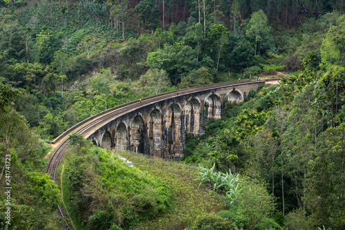 The Nine Arches Bridge on Sri Lanka
