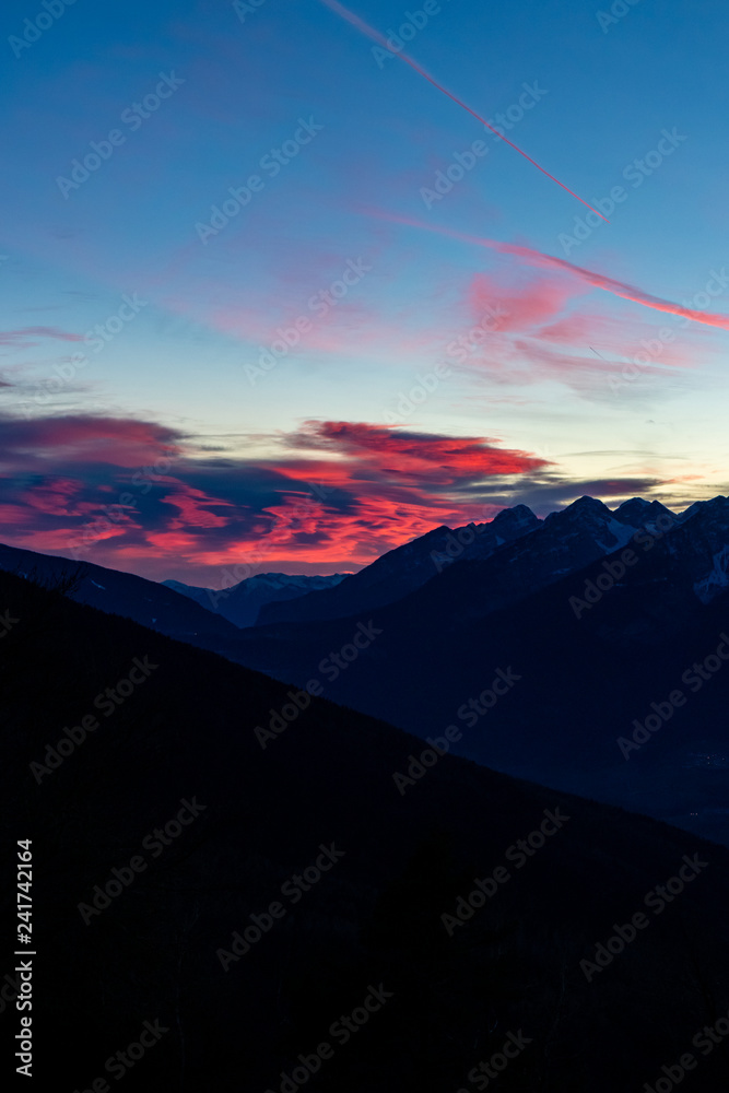 Tramonto sulle Dolomiti