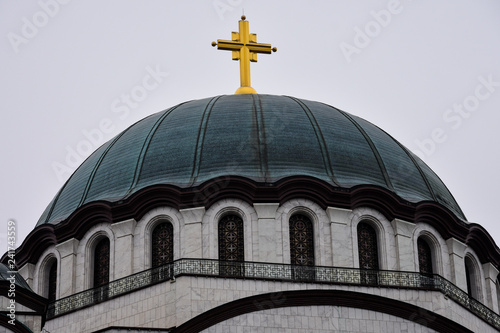 Church of Saint Sava (Hram svetog Save). Orthodox Temple in Belgrade, Serbia photo