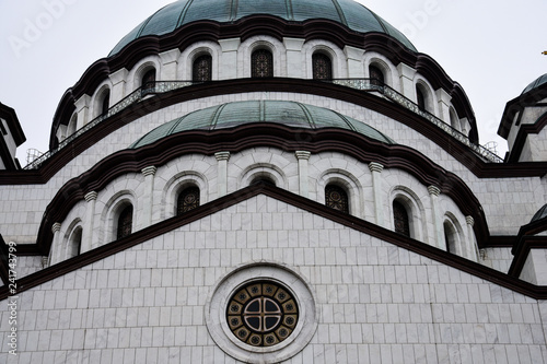 Church of Saint Sava (Hram svetog Save). Orthodox Temple in Belgrade, Serbia photo