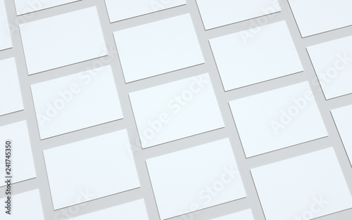 A6 Flyer / Postcard / Invitation Mock-Up - Multiple Flyers. 3D Illustration