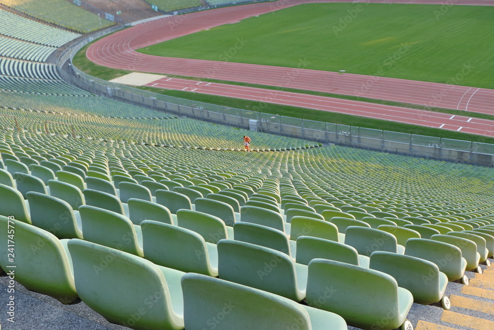 Naklejka premium allenamento stadio