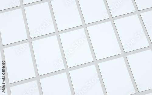 A6 Flyer / Postcard / Invitation Mock-Up - Multiple Flyers. 3D Illustration