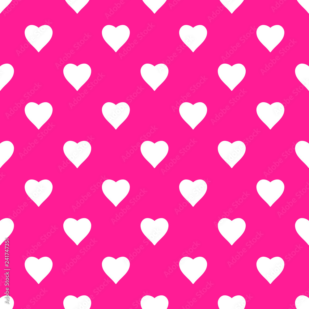 Pretty vector seamless pattern for Valentine's Day