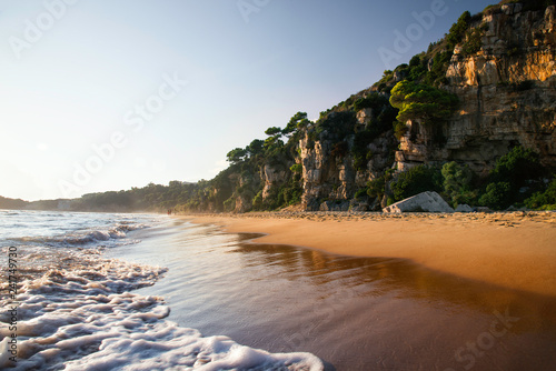 Spiaggia dell'Arenauta a Gaeta, Lazio photo