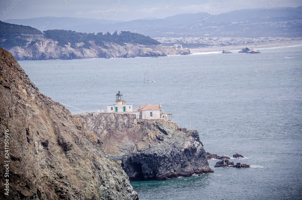 Point Bonita Lighthouse in Marin County, just outside of San Francisco