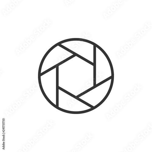 Photography camera graphic icon design template
